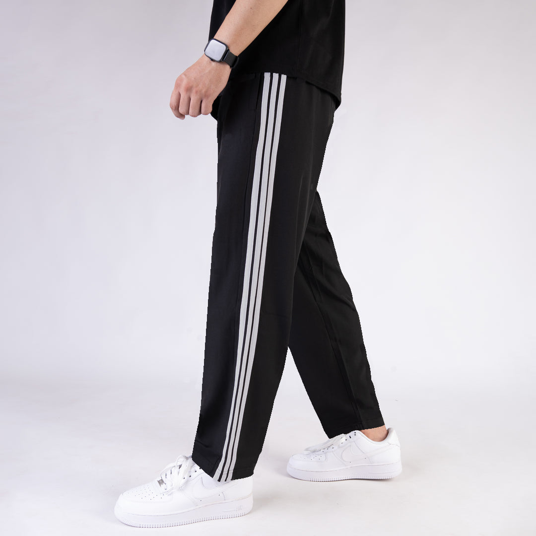 MEN'S IMPORTED MICRO RELAXED BLACK TROUSER