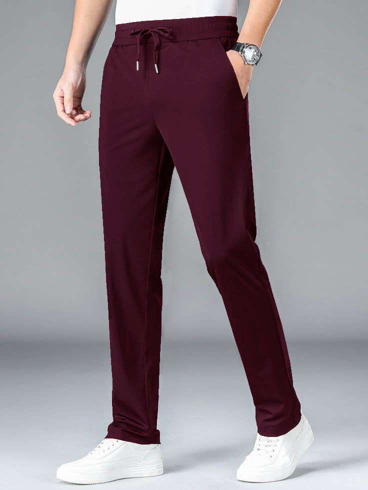 MEN'S IMPORTED LYCRA TROUSER MAROON