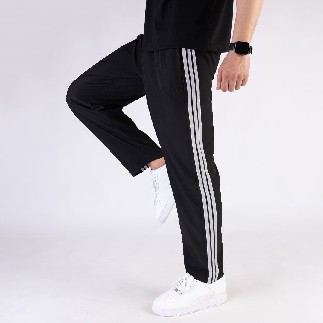 MEN'S IMPORTED MICRO RELAXED BLACK TROUSER