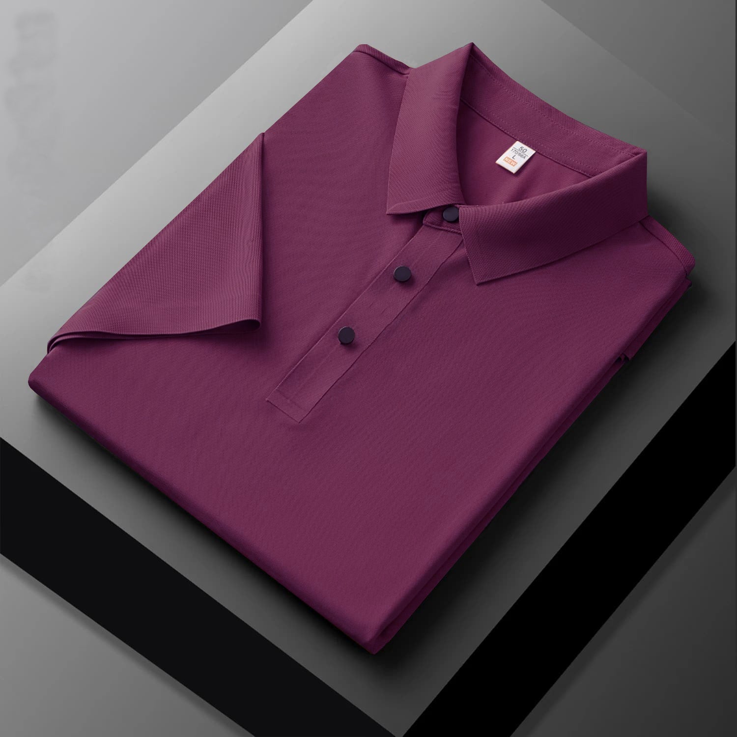 MEN'S IMPORTED LIGHT PURPLE SEAMLESS 4 WAY LYCRA SHIRT LPS-12